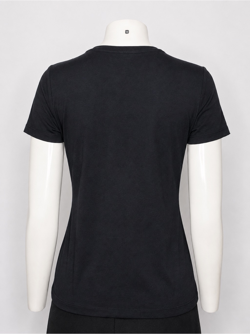 DKNY Women’s Black Logo Graphic T-Shirt Short Sleeve Crew Neck Size S - Picture 2 of 4
